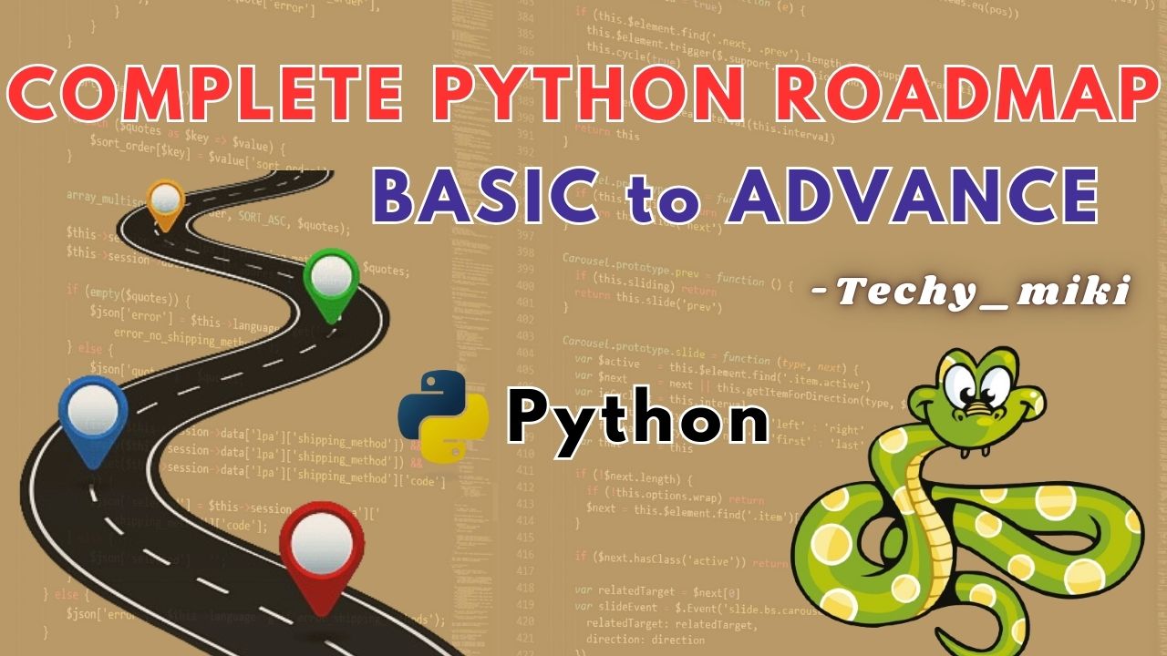 Complete Python Roadmap for freshers