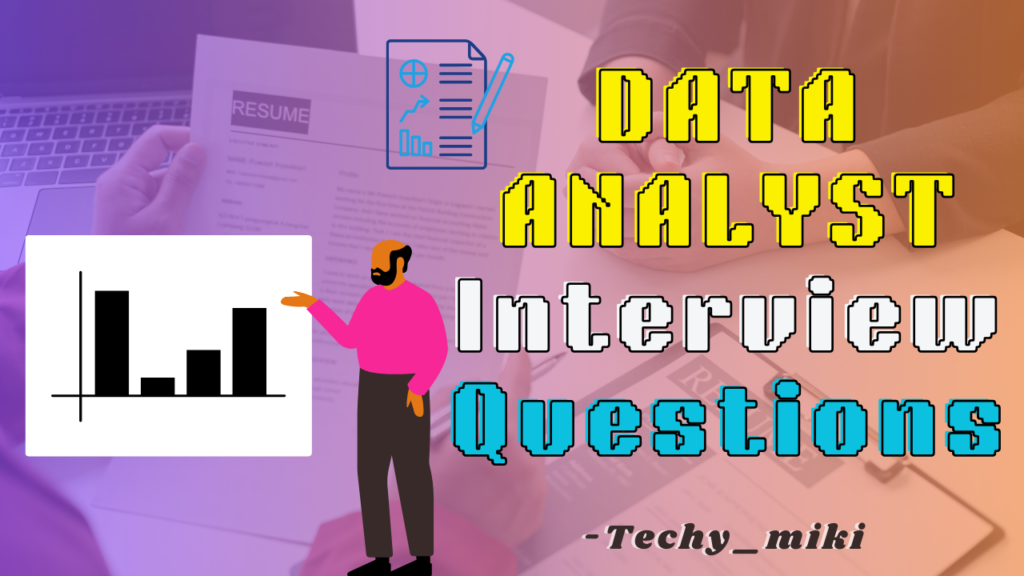 data analyst interview questions